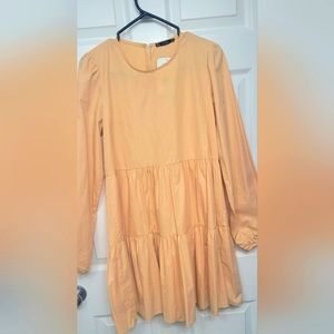Avrile medium summer peach short dress